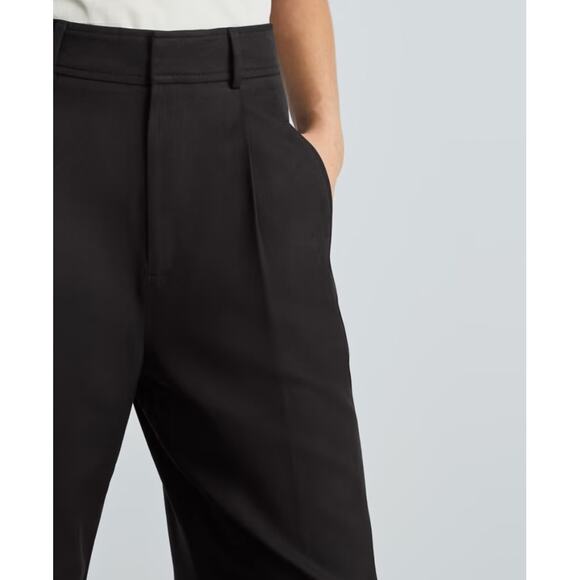 NWOT Everlane Black Wide-Leg Pants 00 Short - Picture 3 of 7